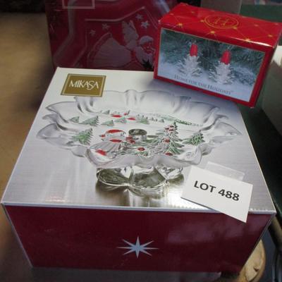 Mikasa Christmas Bowl