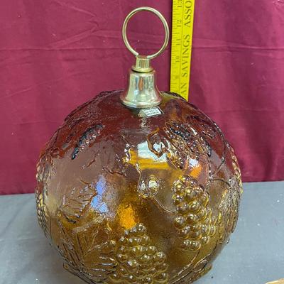 Beautiful amber lamp