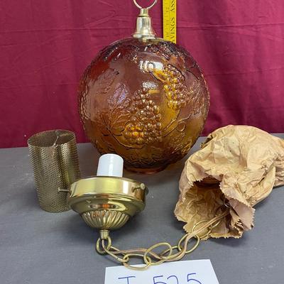Beautiful amber lamp