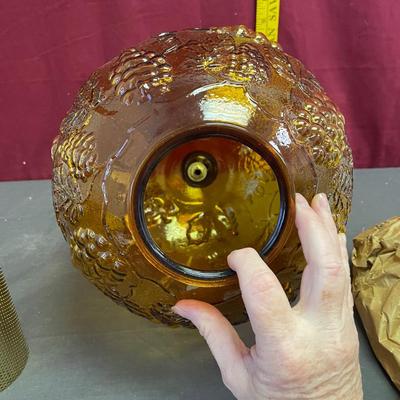 Beautiful amber lamp