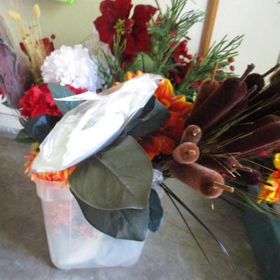 Bundle of Silk Flowers