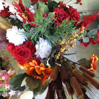 Bundle of Silk Flowers