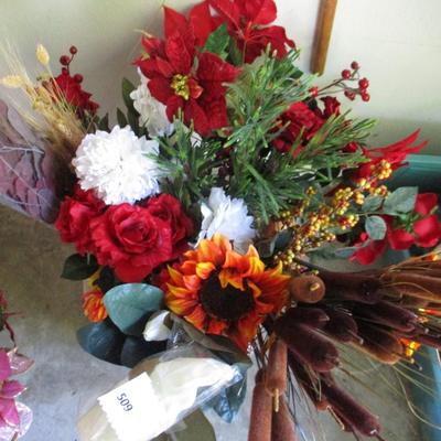 Bundle of Silk Flowers