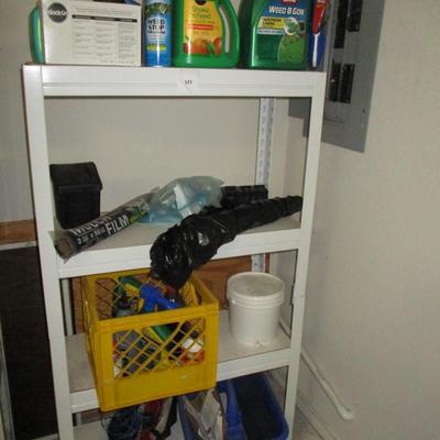 Miscellaneous Garden & White Shelf