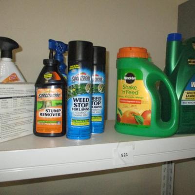 Miscellaneous Garden & White Shelf