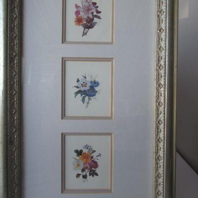 2 Floral Framed Pictures