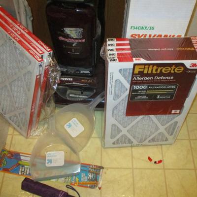 Household-- Vacuum, Air Filters, Light Bulbs