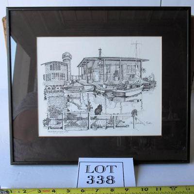 Christopher Paul Bollen Print, Reflections of Easy Living, 12" x 15"