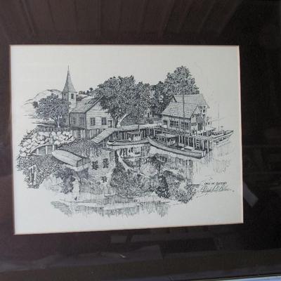 Christopher Paul Bollen Print, Only on Sunday, 12" x 15"