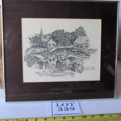 Christopher Paul Bollen Print, Only on Sunday, 12" x 15"