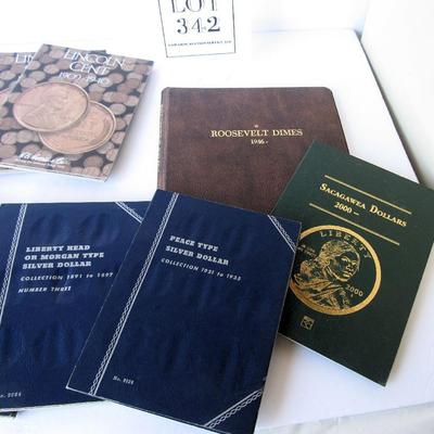Lot of Empty Coin Books