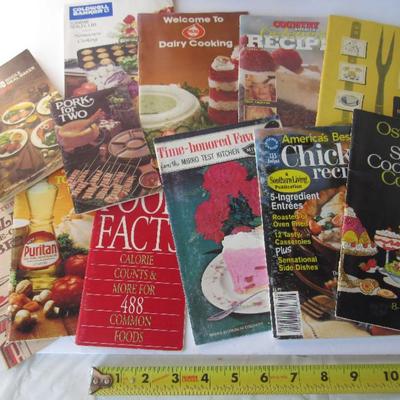 Large Lot of Vintage Cook Books and Booklets