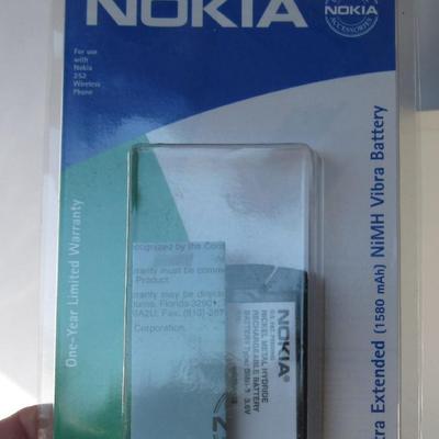 Nokia Battery, Unopened, Charger of Some Sort, Tiger Clip on Magnifier