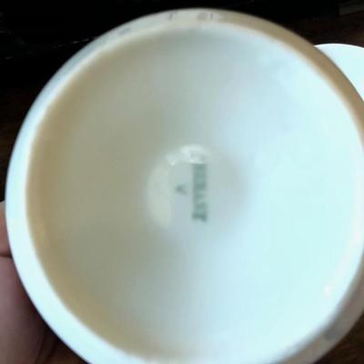 German Fine China SET - SIX cups/sauces + sugar and creamer