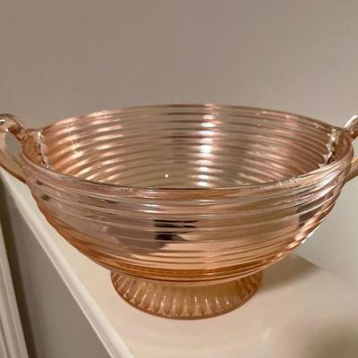 Glass Bowl, Pink