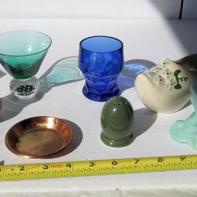 Misc Lot of Glass and Pottery