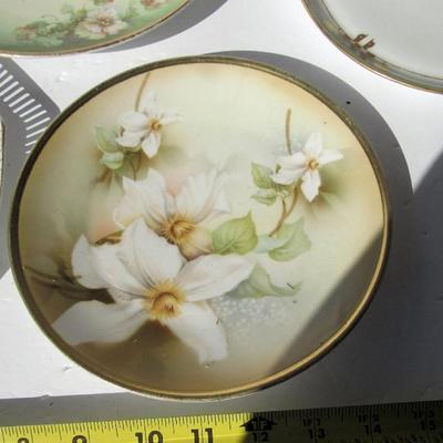 Lot of 4 Old Plates, Bavaria, RS Germany and Unmarked