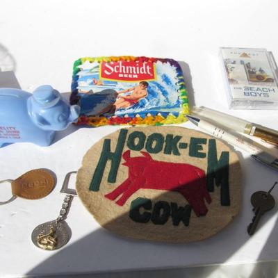 Junk Drawer Lot of Fun Small Advertising Stuff