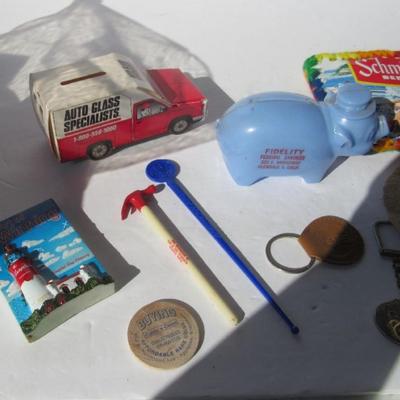 Junk Drawer Lot of Fun Small Advertising Stuff