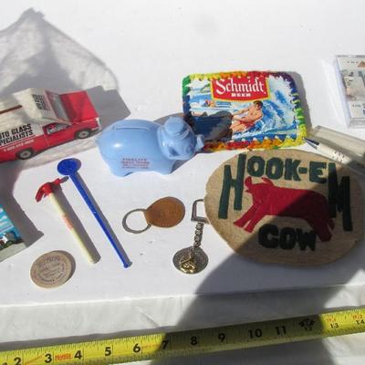 Junk Drawer Lot of Fun Small Advertising Stuff