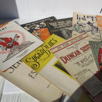 Lot of Vintage Sheet Music