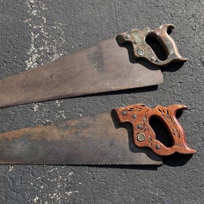2 Antique Saws