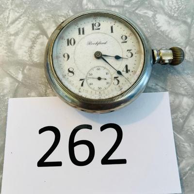 Rockford Silverplate Pocket watch 16s