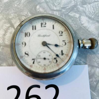 Rockford Silverplate Pocket watch 16s