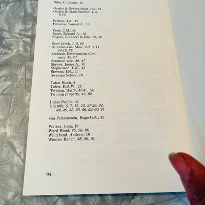Colorado Eastern Railroad History book Autographed with other CERR memorabilia