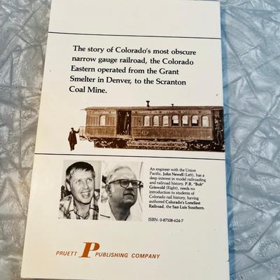Colorado Eastern Railroad History book Autographed with other CERR memorabilia