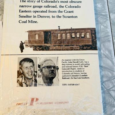 Colorado Eastern Railroad History Book Still sealed