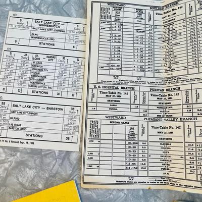 Lot of Rocky Mountain Rail Road Club Memorabilia