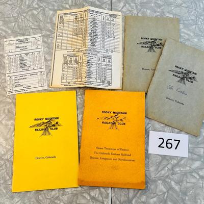Lot of Rocky Mountain Rail Road Club Memorabilia