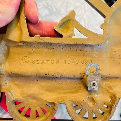 Rail Road Engine Cast metal Plaques