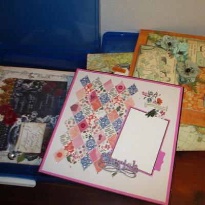 Scrapbook premade Pages