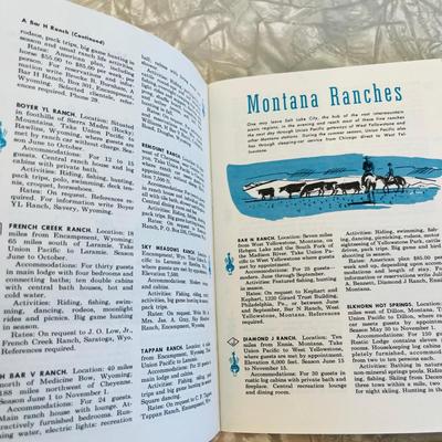 Union Pacific RR 1950s Travel Brochures