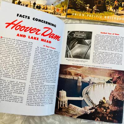 Union Pacific RR 1950s Travel Brochures