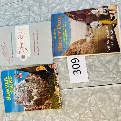 Union Pacific RR 1950s Travel Brochures