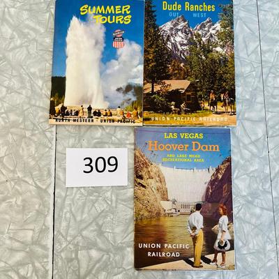 Union Pacific RR 1950s Travel Brochures