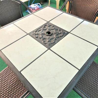 Lot #81  Patio Table & 4 Chairs