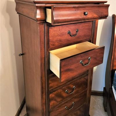Lot #88  Pretty Contemporary Lingerie Swivel Chest with Mirror