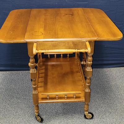 Solid Maple Tea Cart