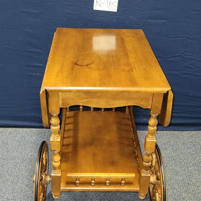 Solid Maple Tea Cart