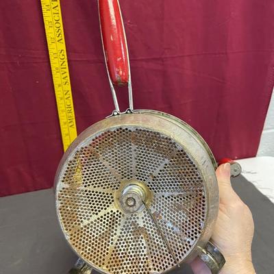 Foley food mill masher/strainer-red handle
