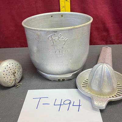 Foley sifter and juice maker