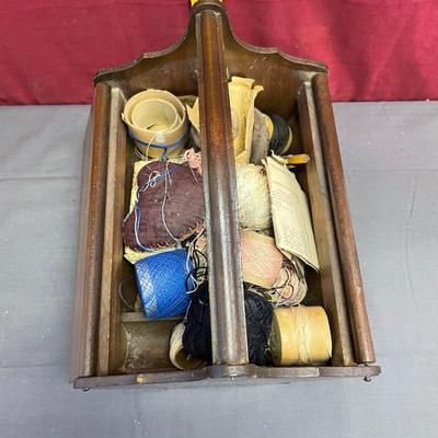 Sewing box and contents