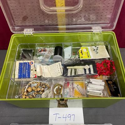 Sewing box and contents