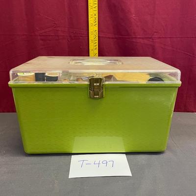 Sewing box and contents
