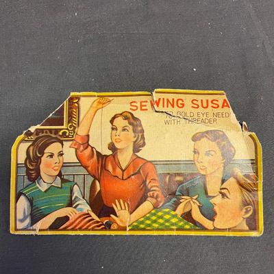 Vintage assortment of sewing notions