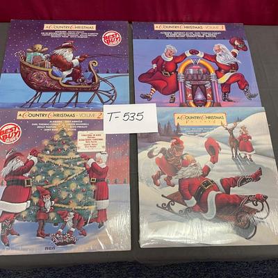 Christmas record assortment